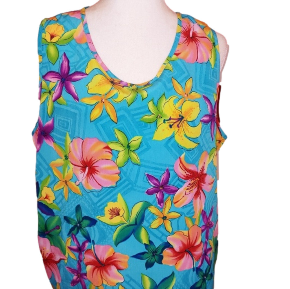 Maggie Sweet Floral Tropical Tank